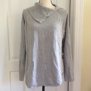 Jeanne Pierre Gray Sweater
